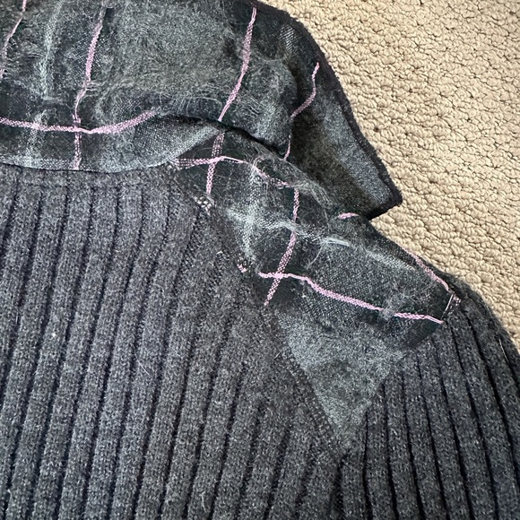 VEX Collection Jacket Wirh Rib Knit Sleeves and Back - Picture 11 of 12